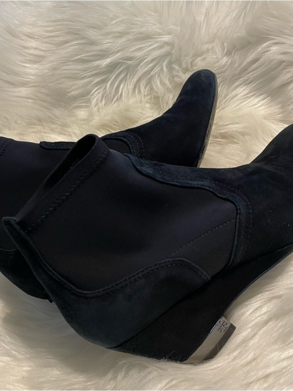 Tory Burch Suede Soc Bootie - Picture 10 of 13